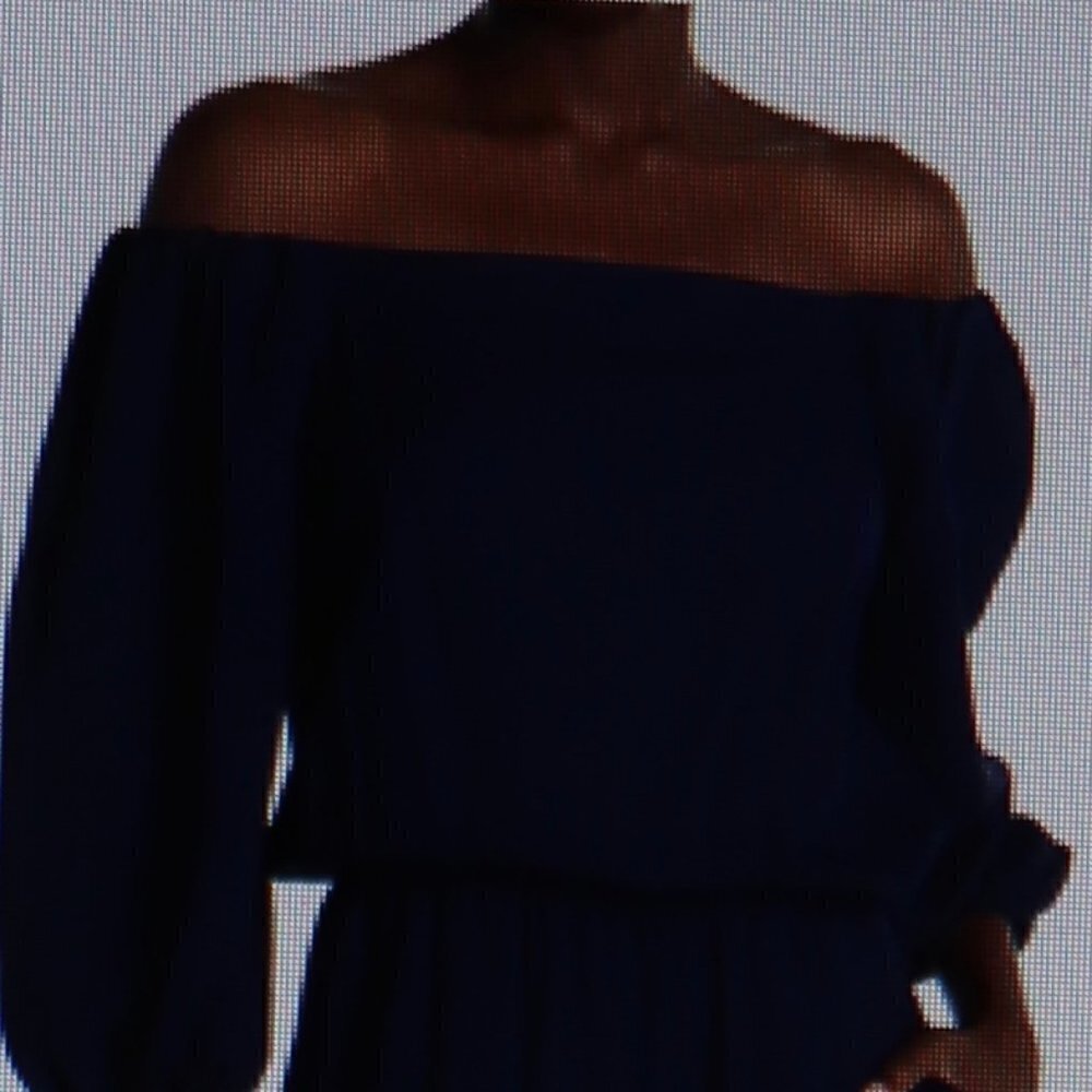 THEORY Off the Shoulder Classic Jumpsuit Size M - Picture 3 of 7